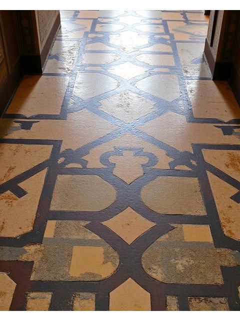 Restauro di pavimento in stile veneziano